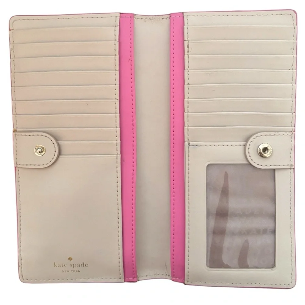 Kate Spade Pink Long Wallet - EUC - Picture 4 of 4